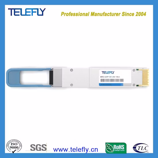 Cisco Hpe Arista Juniper DELL Qsfp-DD 用 400g Fr4 Lr4 CWDM 2km トランシーバーが利用可能