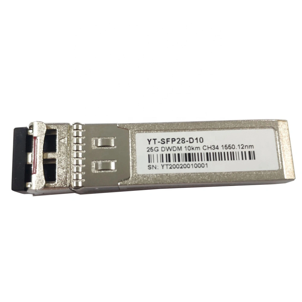 25GB/S DWDM SFP28 C-Band 10km Transceiver Module 25g SFP28 DWDM Best Price
