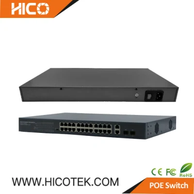 スイッチ PoE、24 ポート スマート マネージド イーサネット 1000 Mbit/s スタイル Cisco レイヤ 2